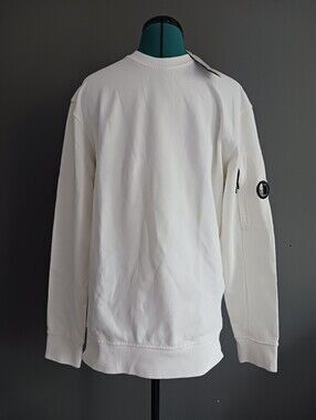 NWT CP Company White Sweatshirt Size XL